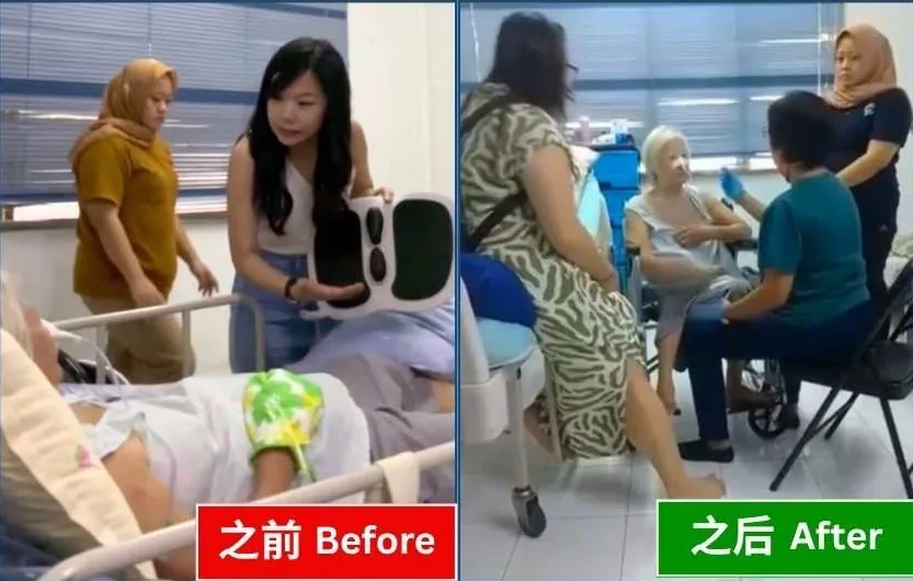 From bedridden with a feeding tube, to sitting and eating